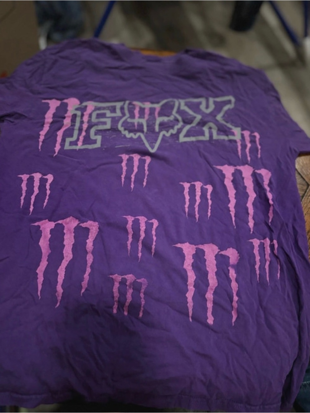 Fox x Monster Energy Purple Graphic Tee